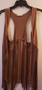 Fringed tank cover up